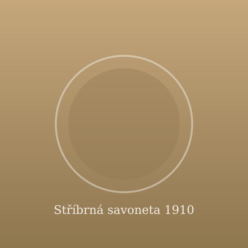 Stříbrná savoneta 1910
